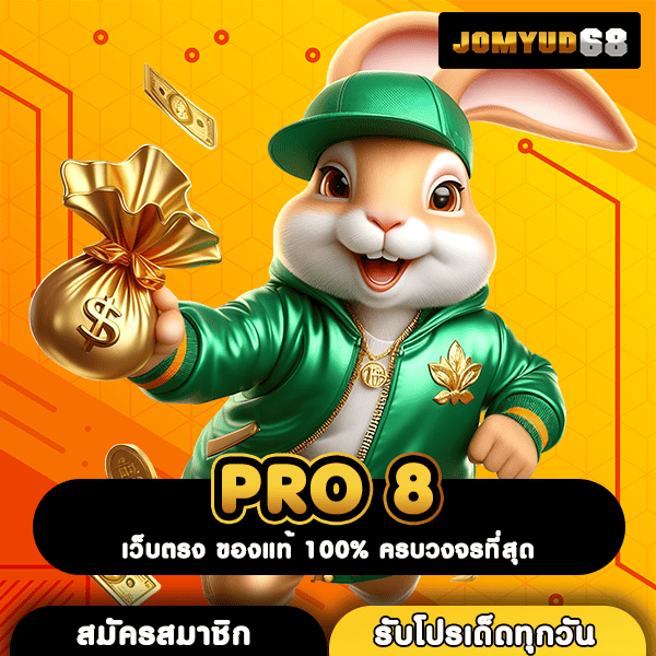 PRO 8 เว็บตรง มั่นคง ไม่ล็อคผล รวมเกมแตกดี ทำเงินง่ายจริง
